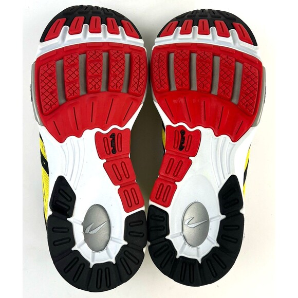 Newton Kismet Mens Sneakers Size 8 Yellow Red Mesh Running Shoes MO11915 - Picture 7 of 11